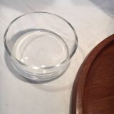 Jens Quistgaard round serving tray for Dansk IHQ teak Scandinavian design