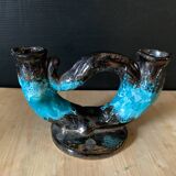 Vallauris ceramic candle holder