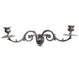 Vintage Brass Wall Sconce Early 20th Century