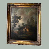 Tableau fin XIXe signé