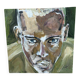 Expressionist portrait 33x33cm