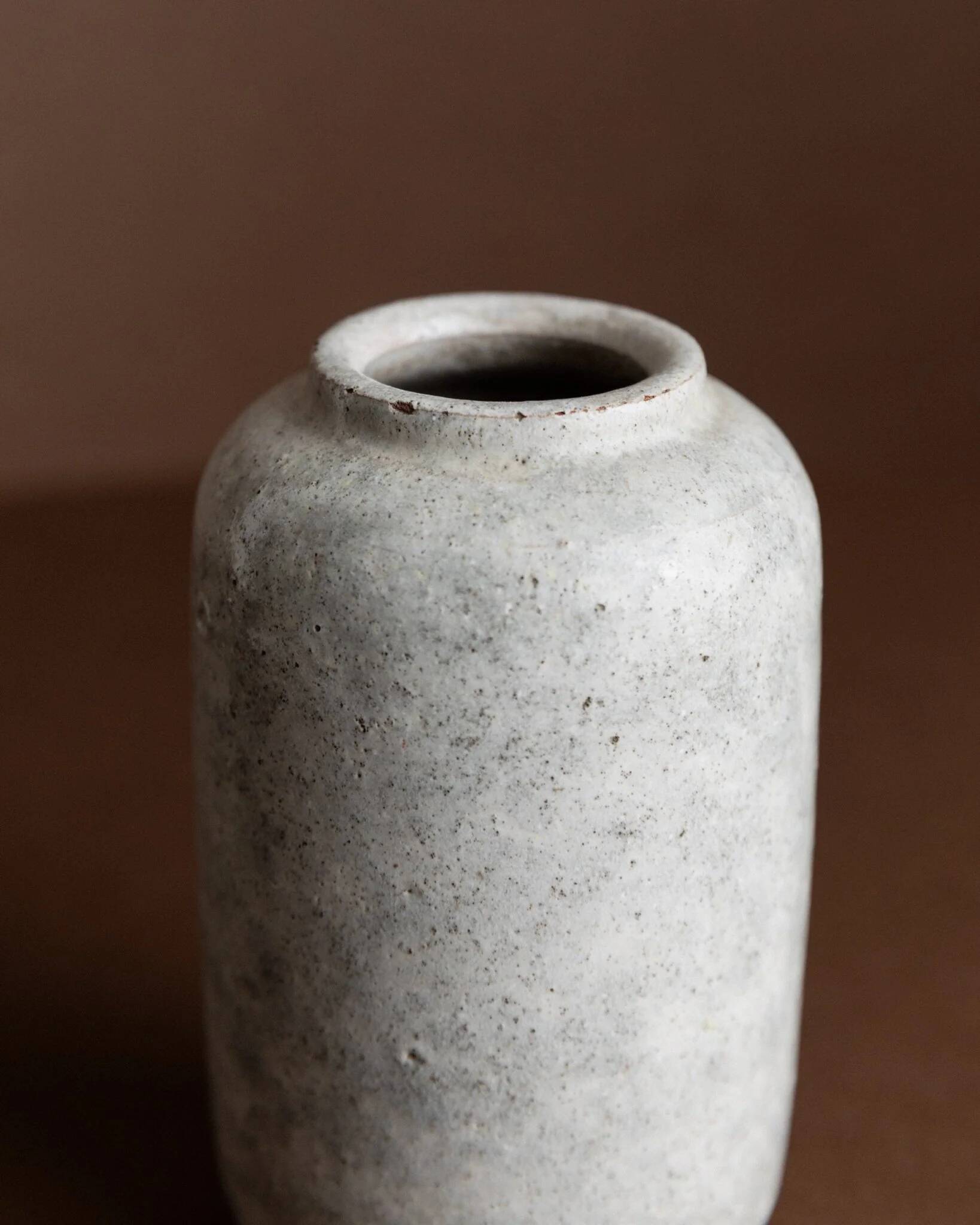 Vintage Grey Ceramic Vase by Gerhard Meisel, Stahnsdorf Workshop, 1950s