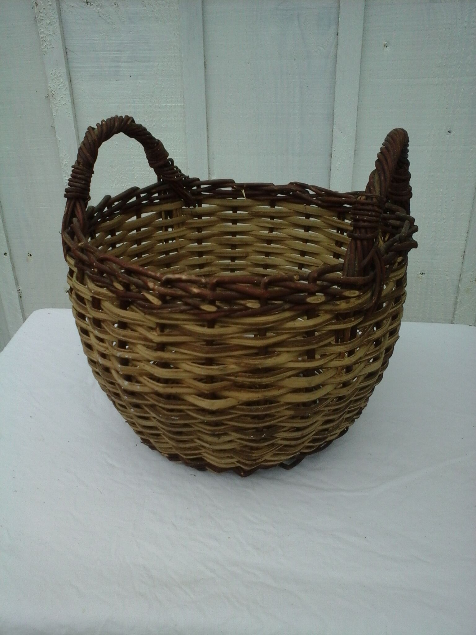 Old round basket