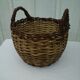 Old round basket