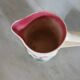 Small antique jug in slipware.