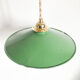 Suspension métal vert