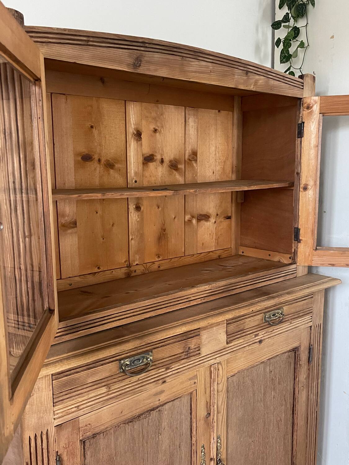 Raw wood dresser