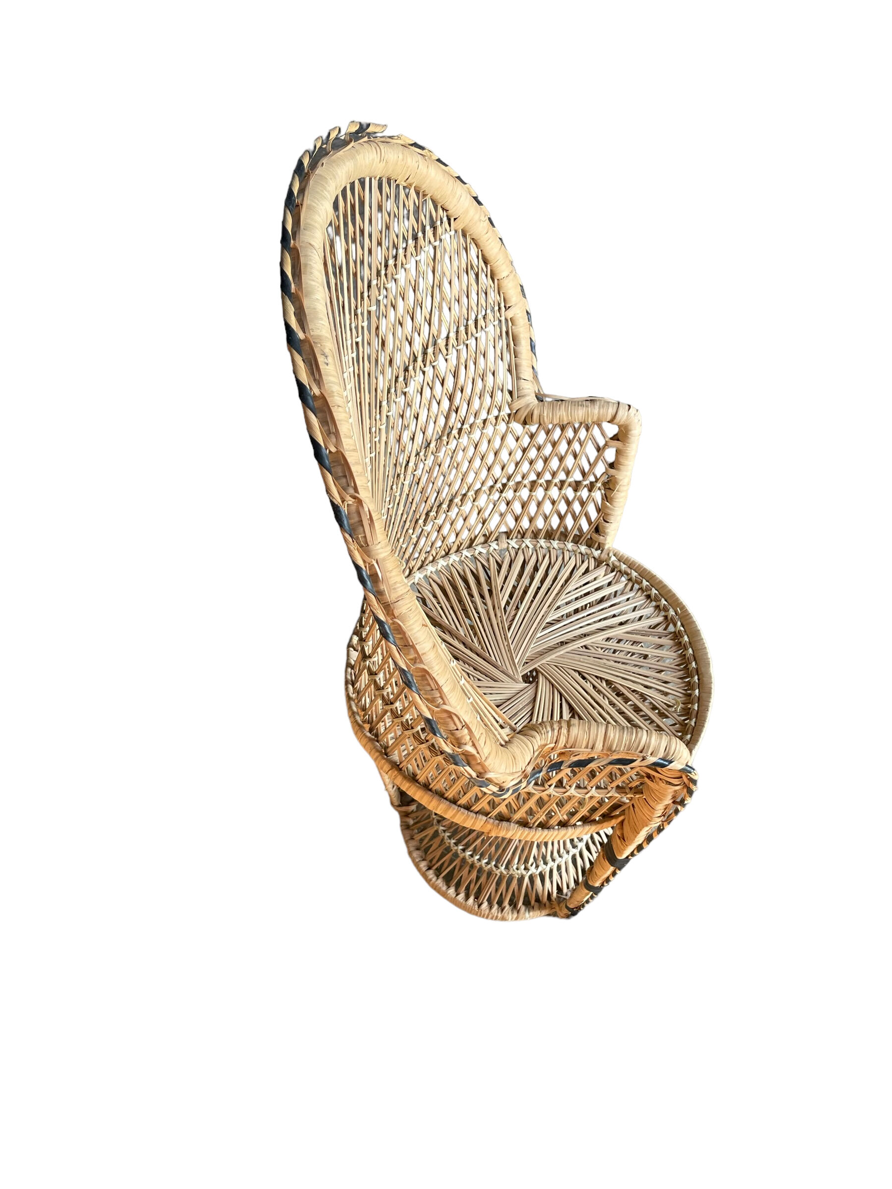 Wicker armchair