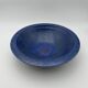 Brutalist Cup in Deep Blue Glazed Ceramic, Signed Studio Piece
