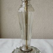 Pied de lampe en verre