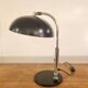 Black desk lamp – Busquets model 144 for Hala Zeist | Vintage design lamp