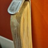Vintage pine towel rack shelf ladder