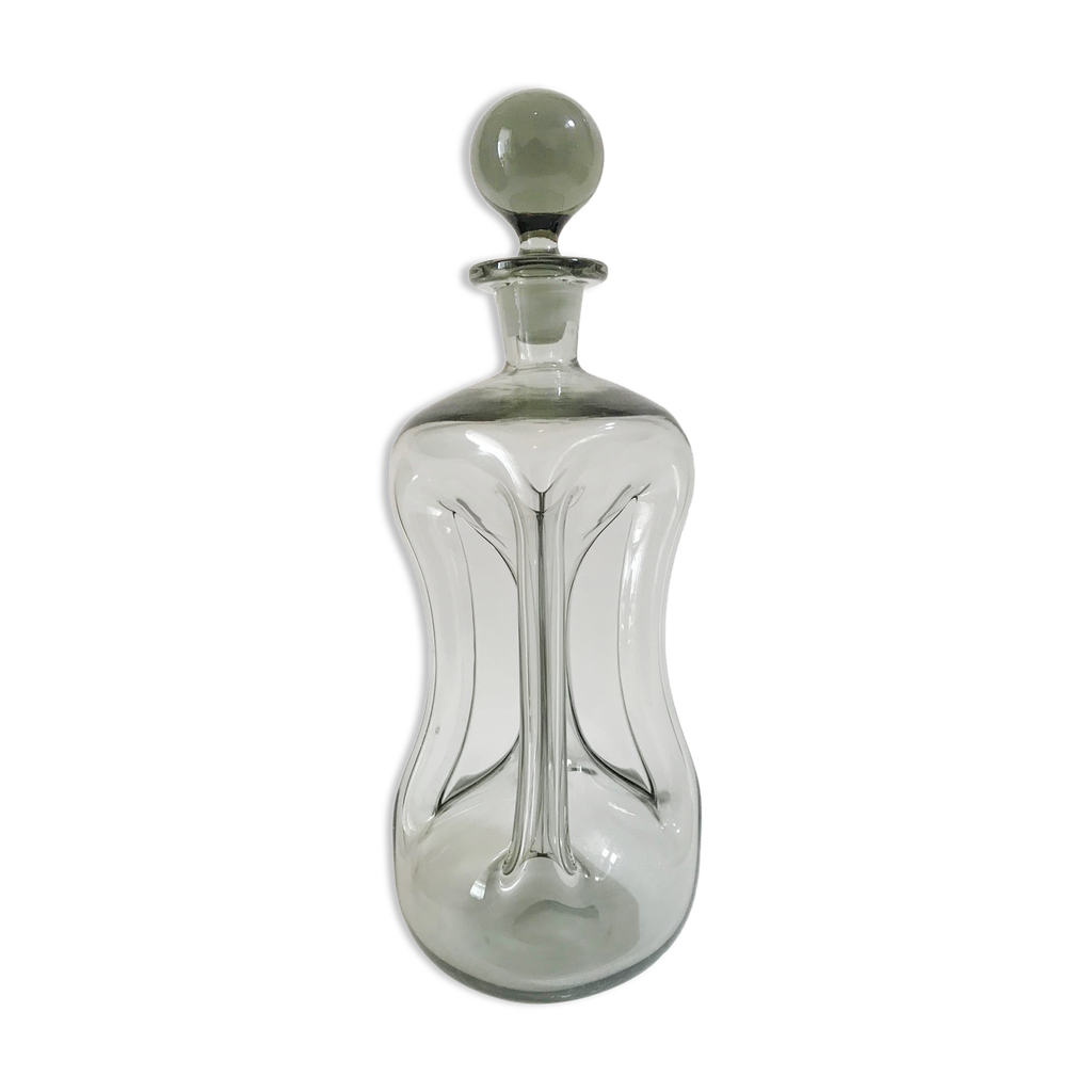Ensemble De Verres Et Carafe Design Danois Holmegaard - Succesion, Occasion, Modèle Skibsglas