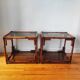 Pair of vintage 70/80s bedside tables and sofa ends
