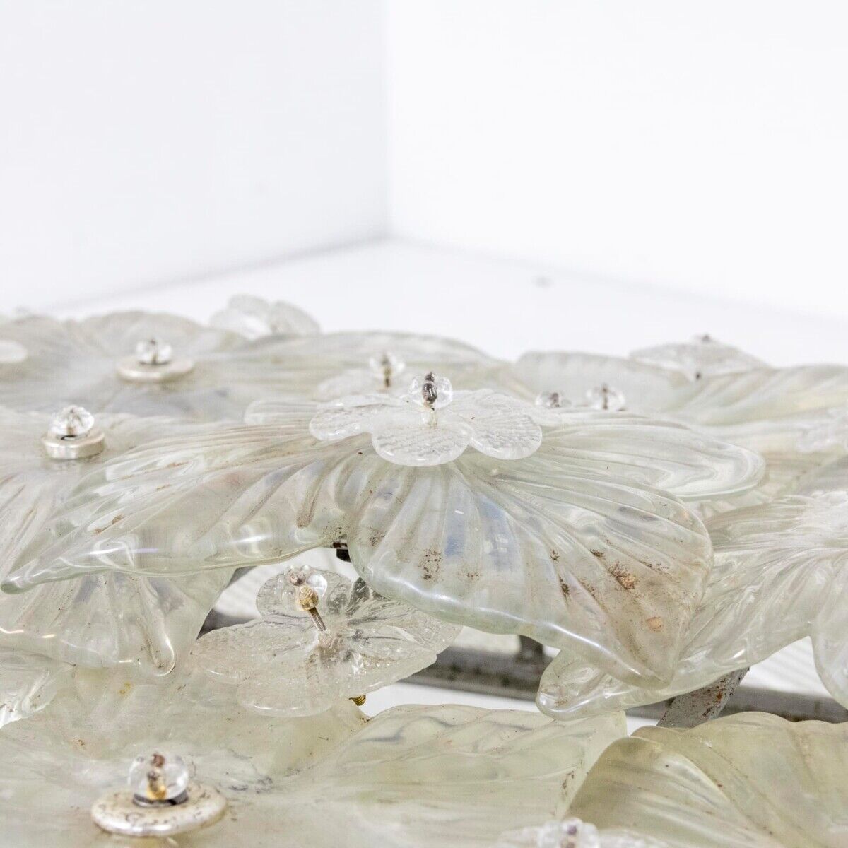 Mid-Century Modern Murano Glass Wall Lights, Italy, 1950s