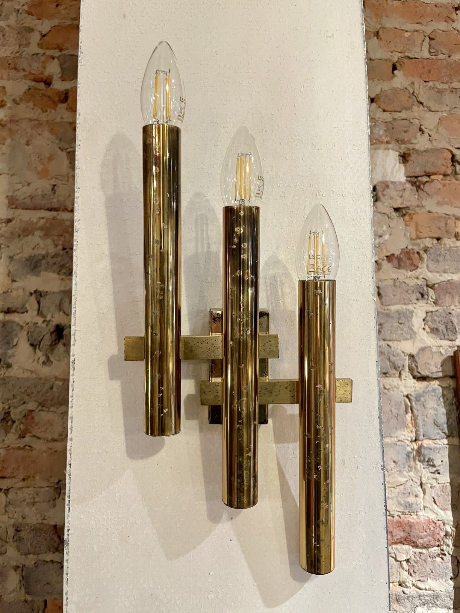 Sciolari wall lamp for Boulanger 1970