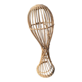 Rattan hat holder