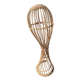 Rattan hat holder