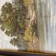Oil on canvas countryside landscape