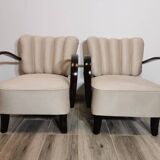 Armchairs by Jindřich Halabala, 1950s, Set of 2