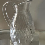 Baccarat Crystal Water Carafe Model Carcassonne Stamped