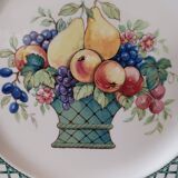 6 Villeroy and Boch Plates, Basket, diameter 26.5 cm