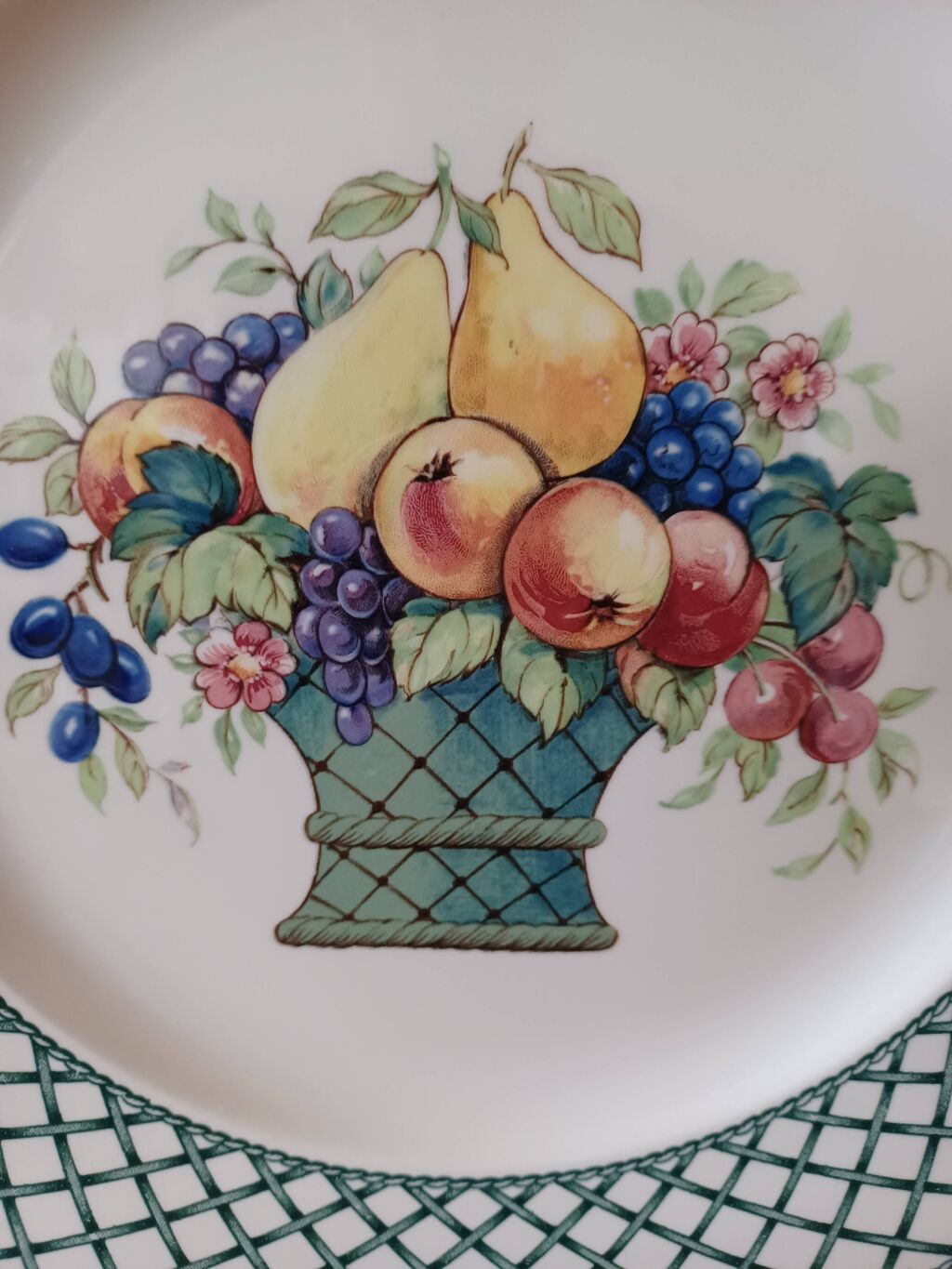 6 Villeroy and Boch Plates, Basket, diameter 26.5 cm | Selency