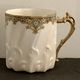 Limoges porcelain coffee service - Chabrol and Poirier - Bac and Périgault - Early twentieth century