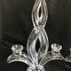 1336 Cristallerie de Vannes Le Châtel (1765-2018) - Pair of candlesticks - Crystal