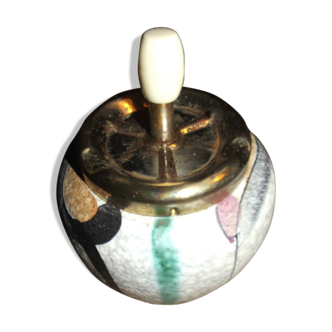 Ceramic ashtray decor abstract Vallauris 1950's