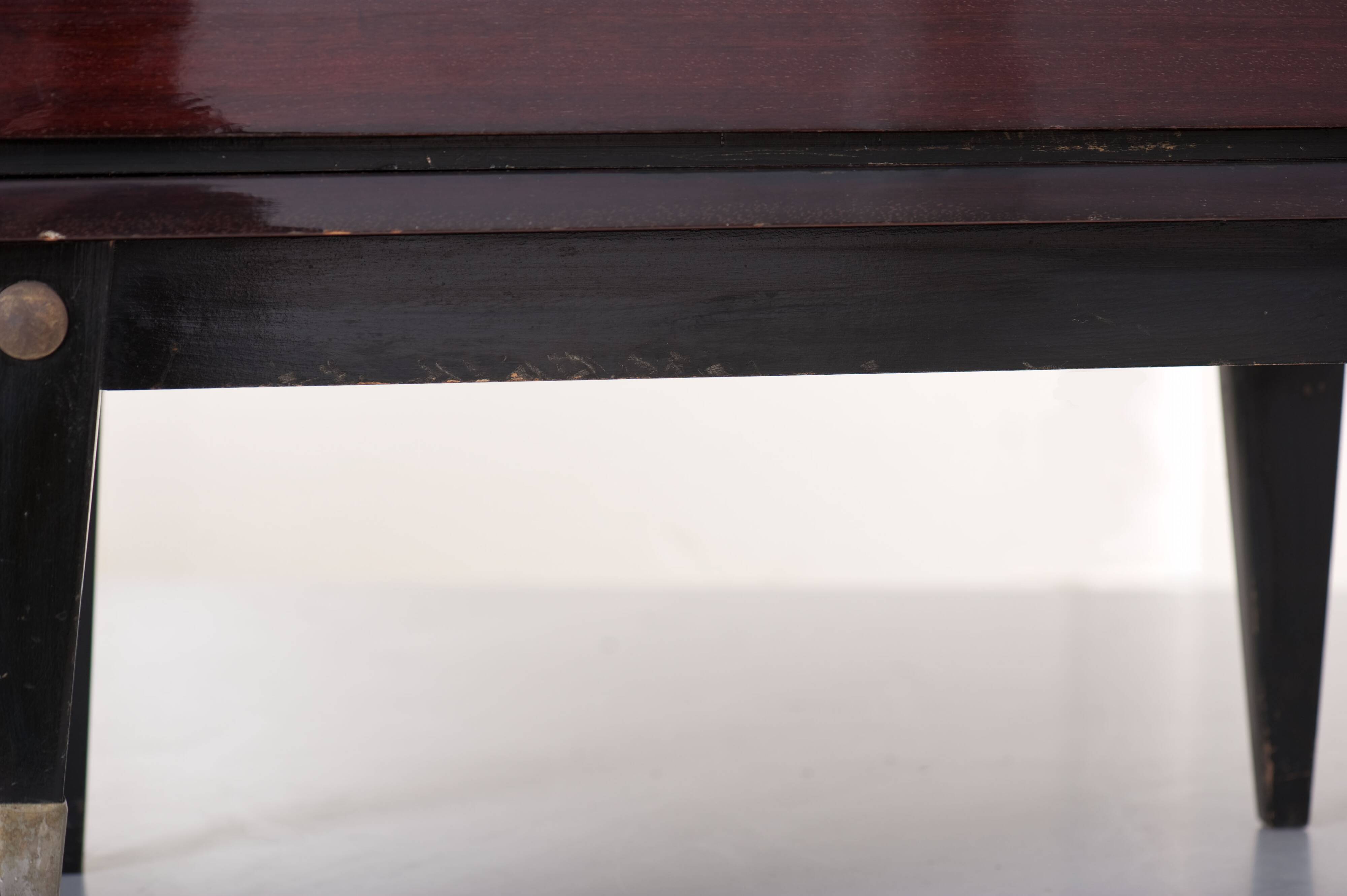 3-drawer varnished rosewood chest of drawers from the 60s