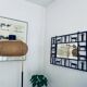 Rectangular wrought iron mirror, Frederick Weinberg