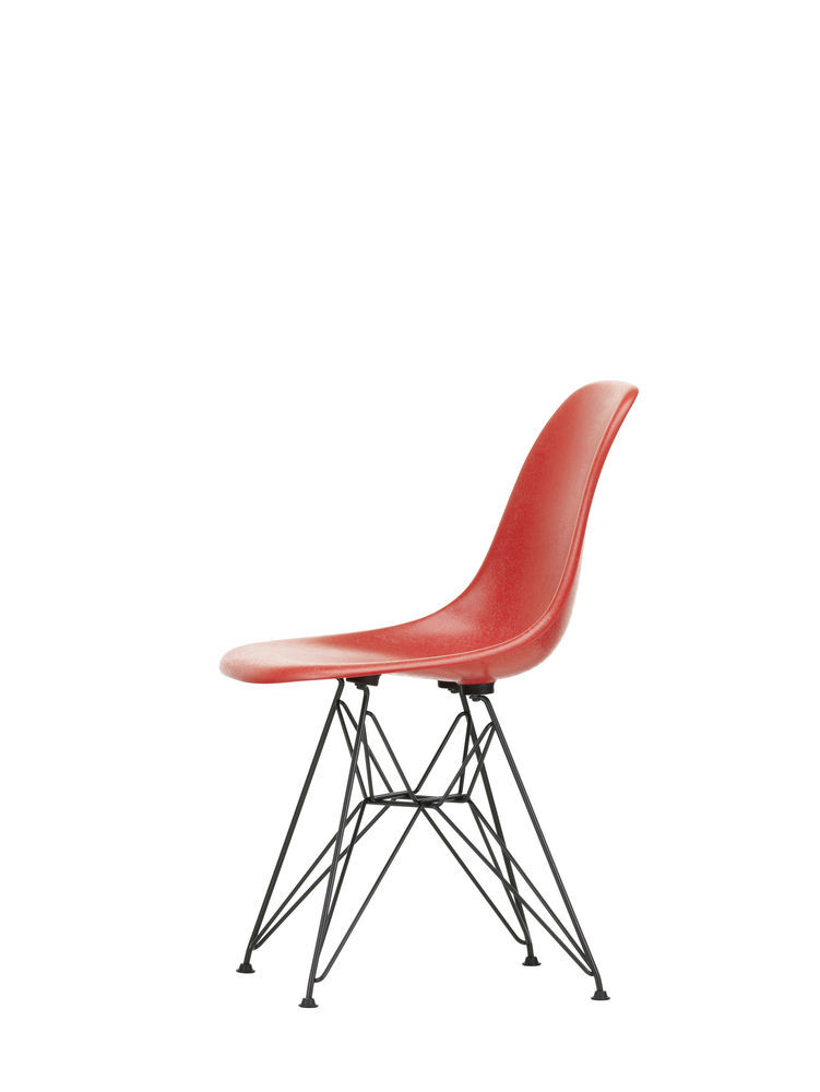 Vitra - Eames Fiberglass Chair DSR Epoxy Red - Charles & Ray Eames 1950