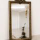 Miroir à fronton au lion — France, XIXe siècle