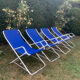 Lot de 4 transats pliants EMU