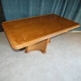 Dinner table in rattan cane