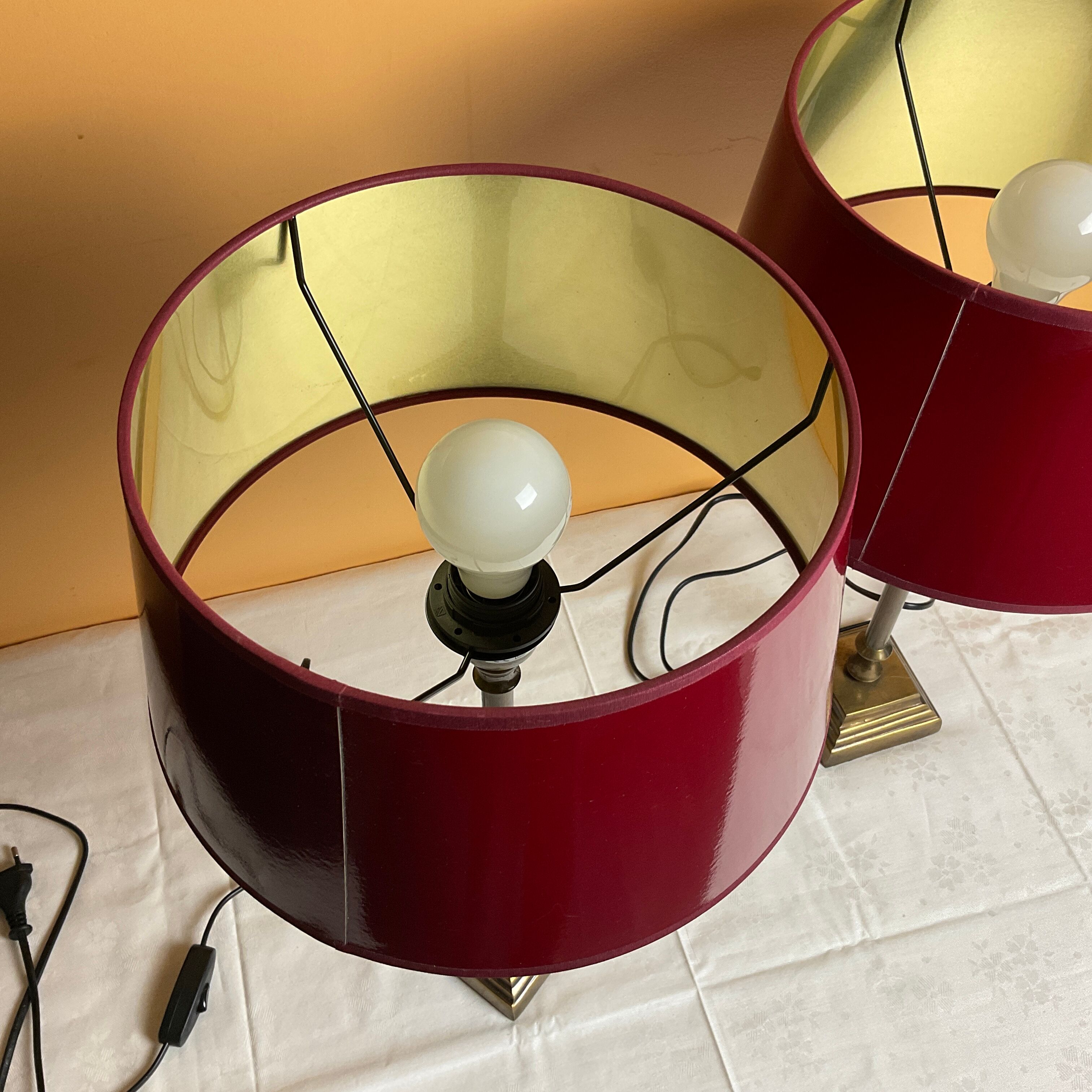 Pair of Light and living lamps