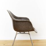 Seal Brown DAX fiberglass chair by Charles & Ray Eames for Herman Miller
