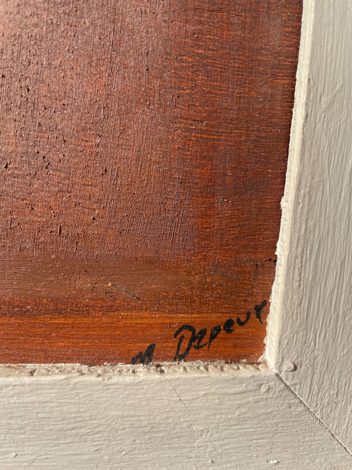 Bouquet of flowers signed old painting