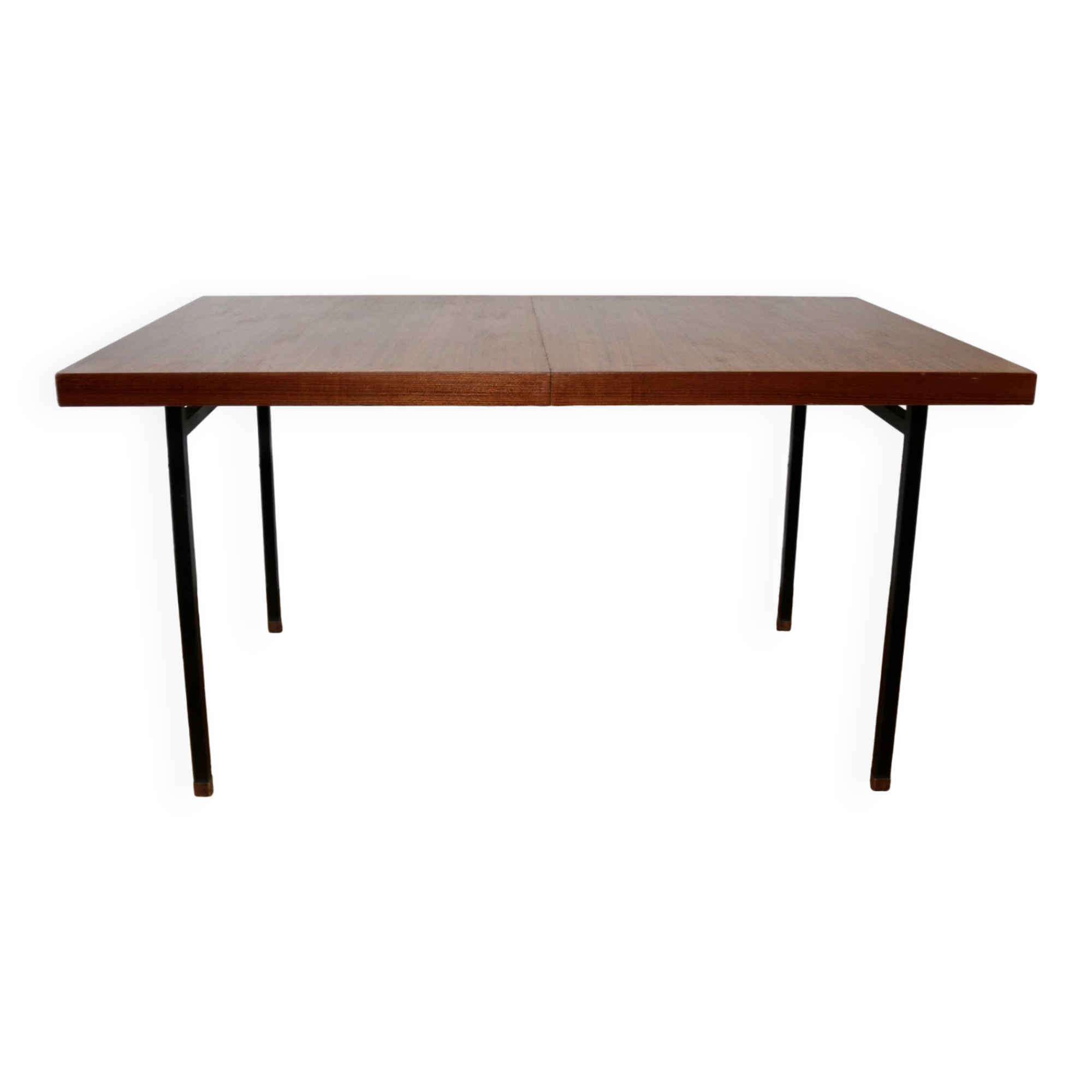 Vintage modernist teak table Paul Geoffroy Roche Bobois 1960s