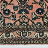 5x7 Peach Navy Blue Persian Area Rug, 142x209Cm