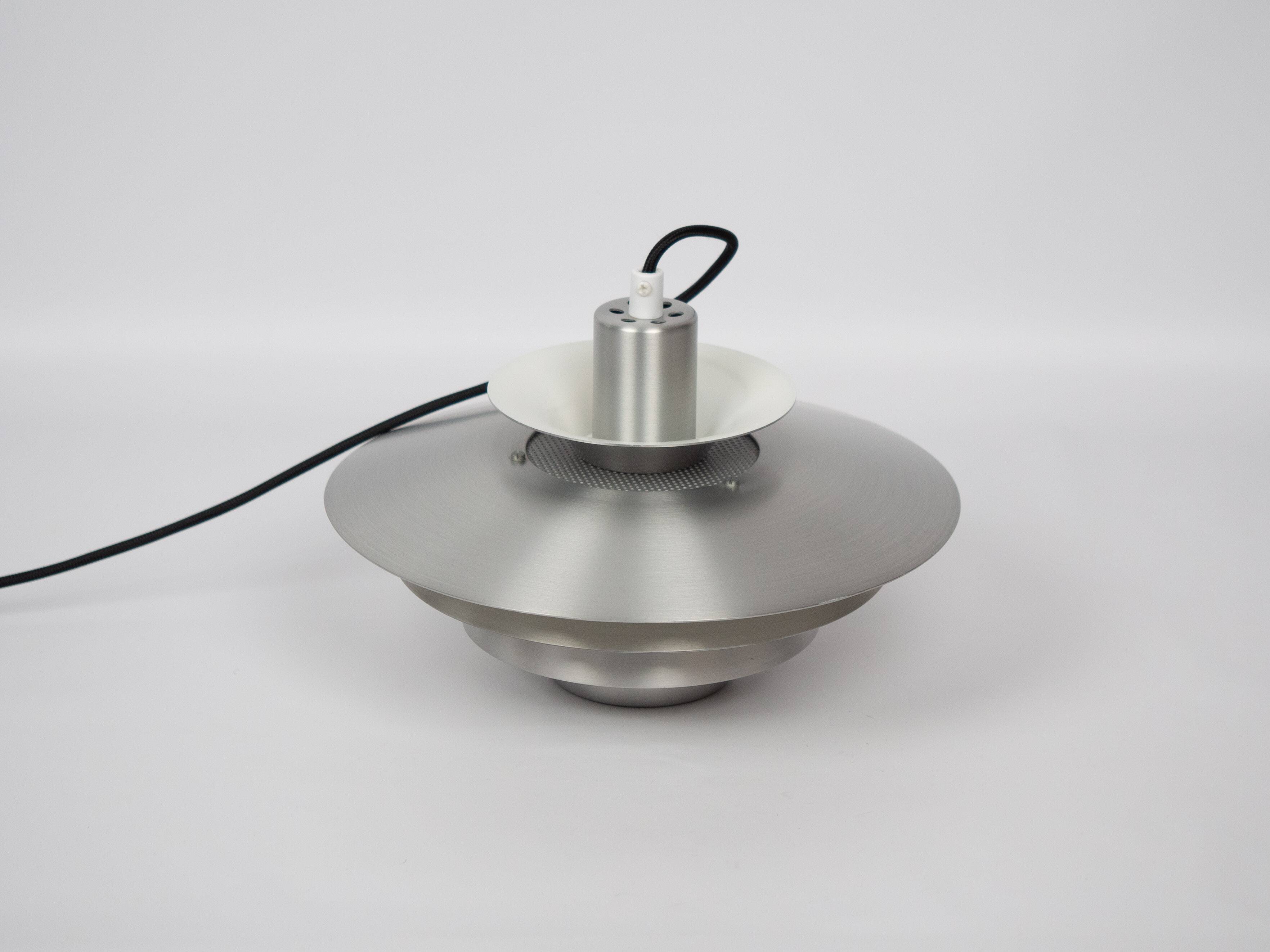 Danish vintage pendant lamp Alexia by Kurt Wiborg, Jeka, 1980s