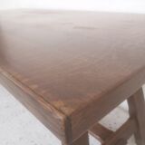 Brutalist style dining table