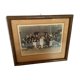 Ancienne photographie de mariage avec un militaire mariés