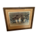 Ancienne photographie de mariage avec un militaire mariés
