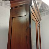 Louis Philippe bookcase in walnut