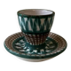 Robert Picault 20th century design terracotta ceramic egg cup