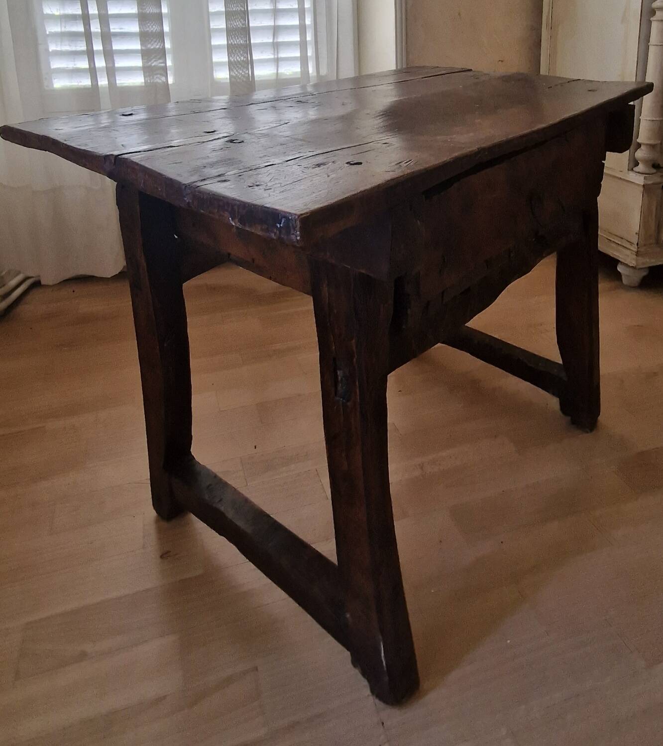 Rustic wooden desk