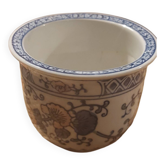 Cache pot en porcelaine chinoise