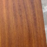 Vintage mahogany living room table by Pierre Guariche for Meurop 1960s